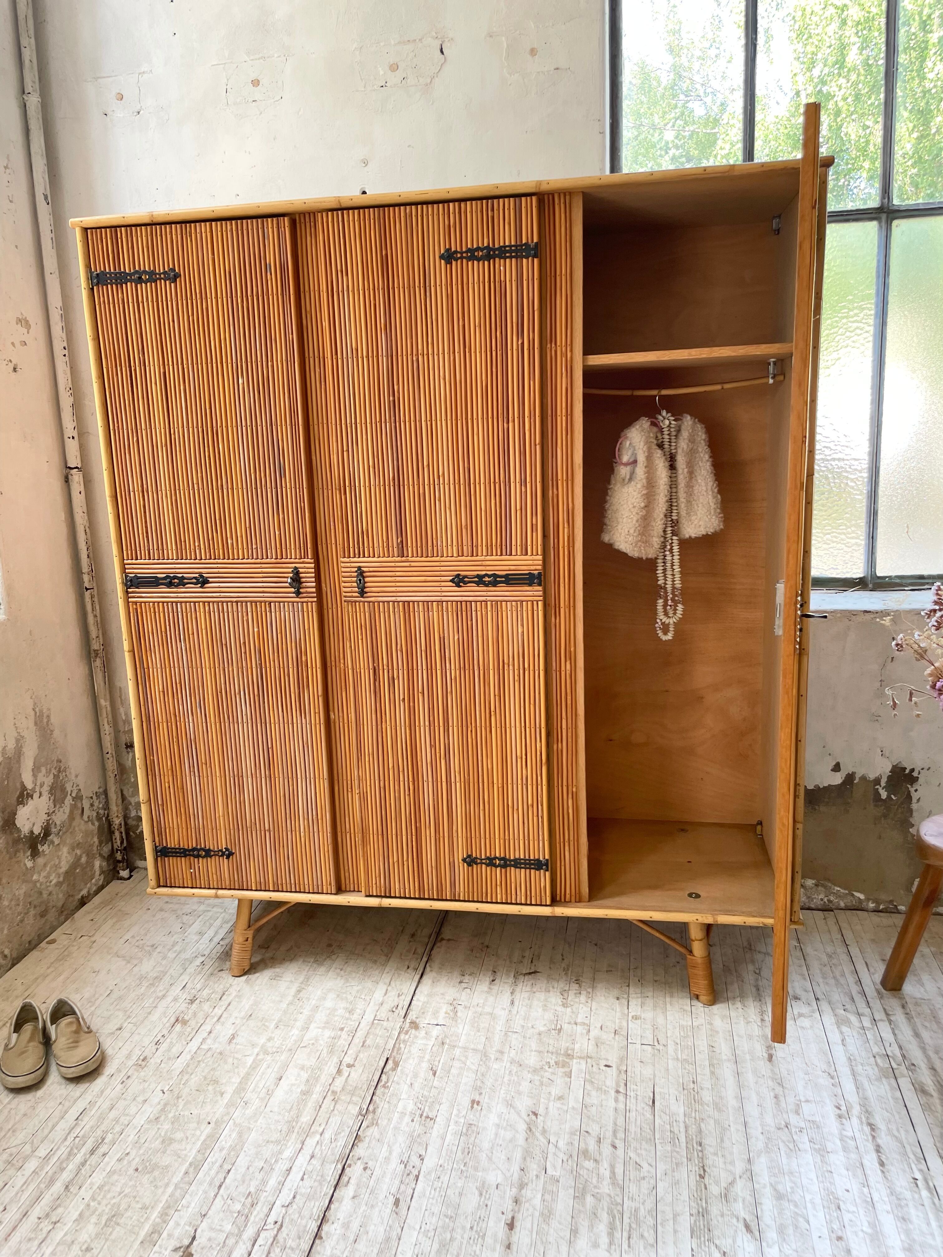 Rattan cabinet