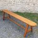 Banc Vintage en chêne massif, 1950s