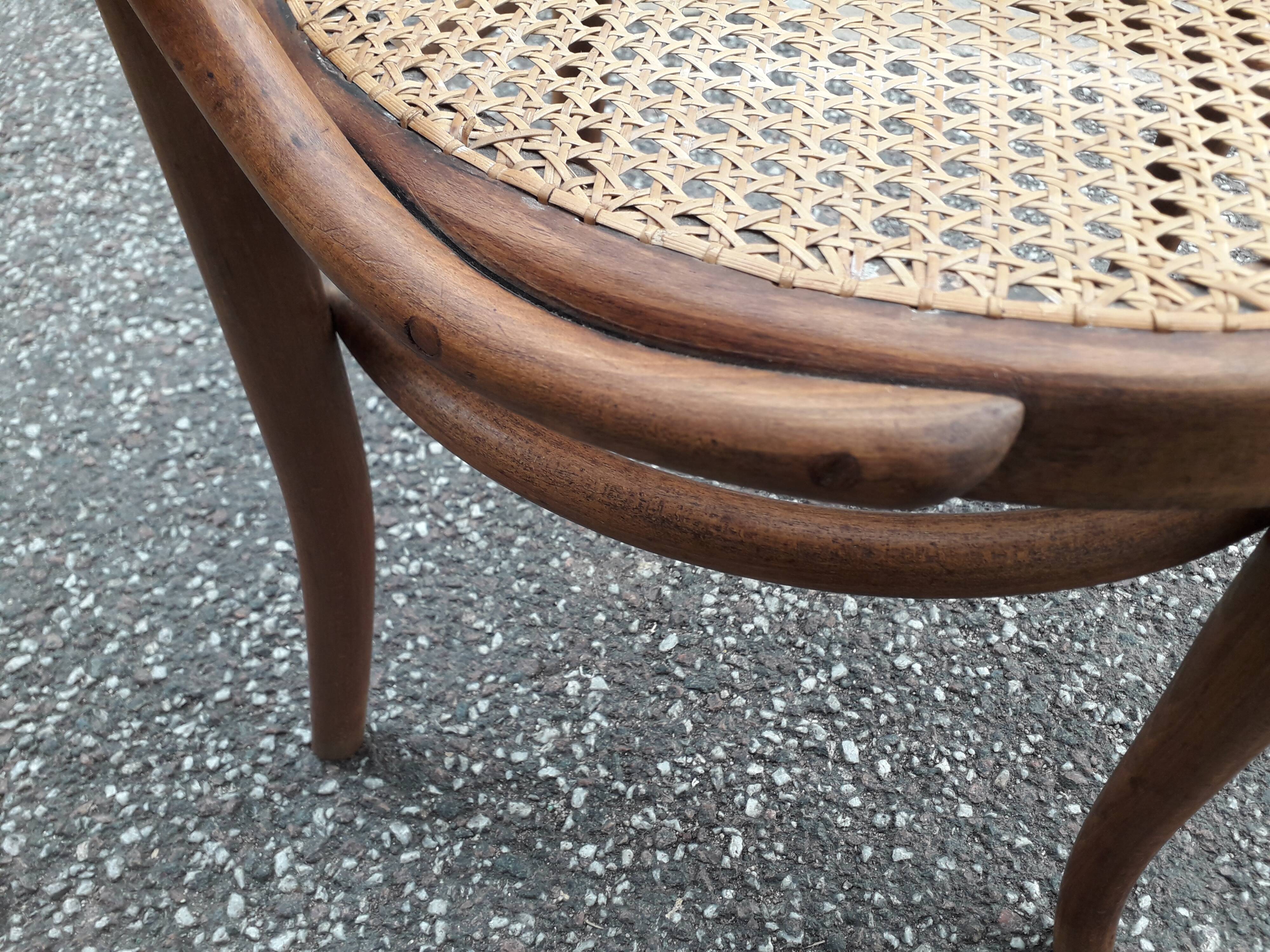 Canned Thonet armchair