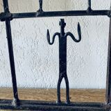 Mirror in ironwork of art