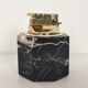 Black marble briquette