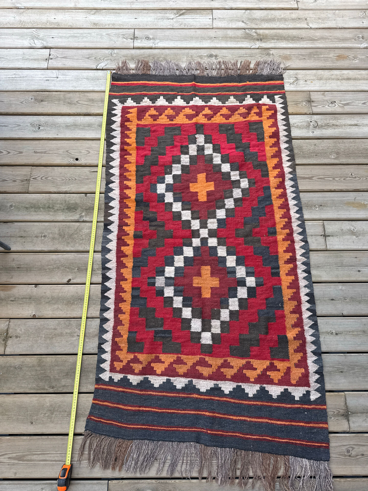 Ancient Tunisian handwoven rug – Matmata –