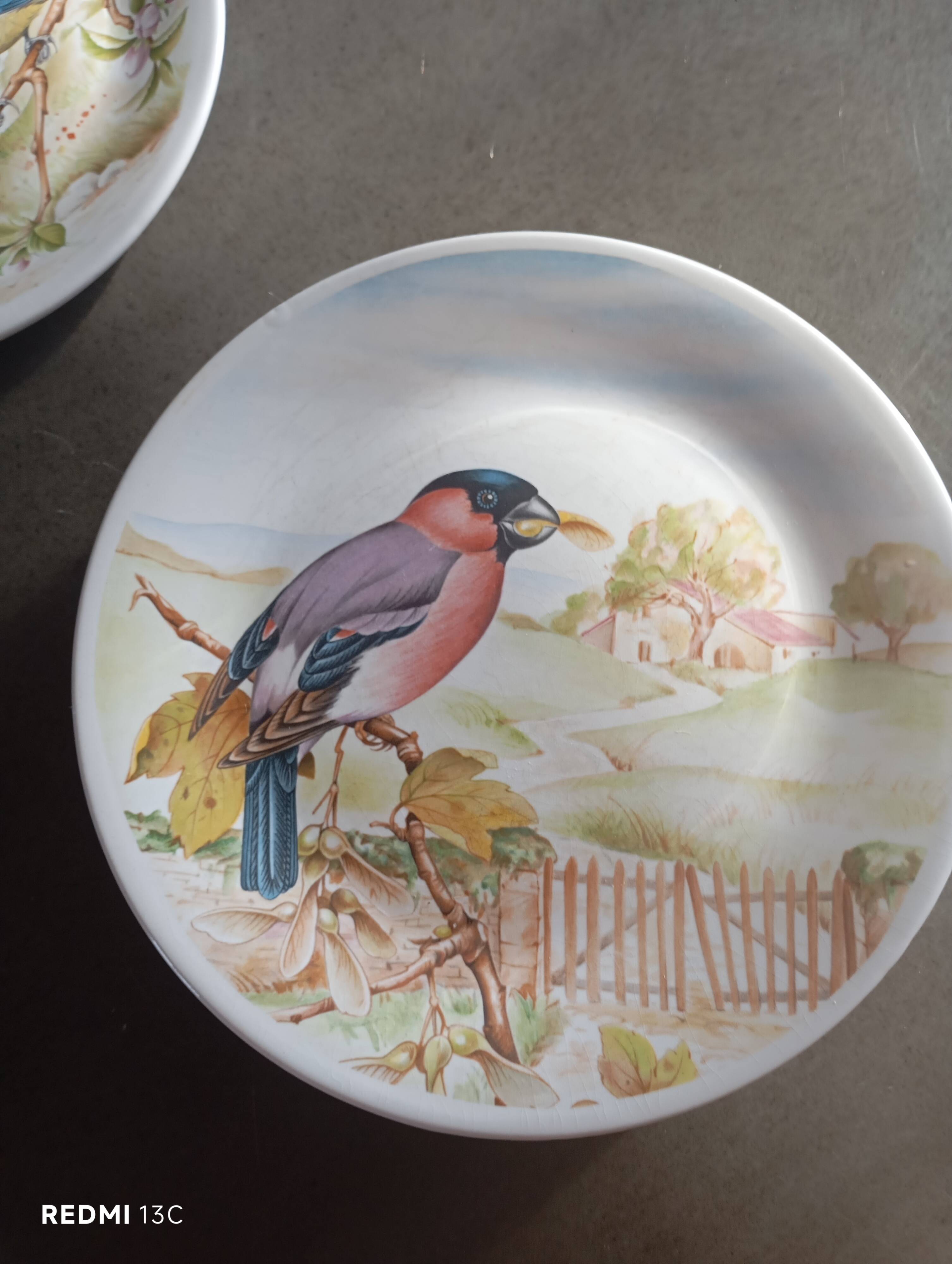 Sarreguemines dessert plates