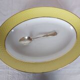 French vintage Orchies oval tray from Moulin des Loups