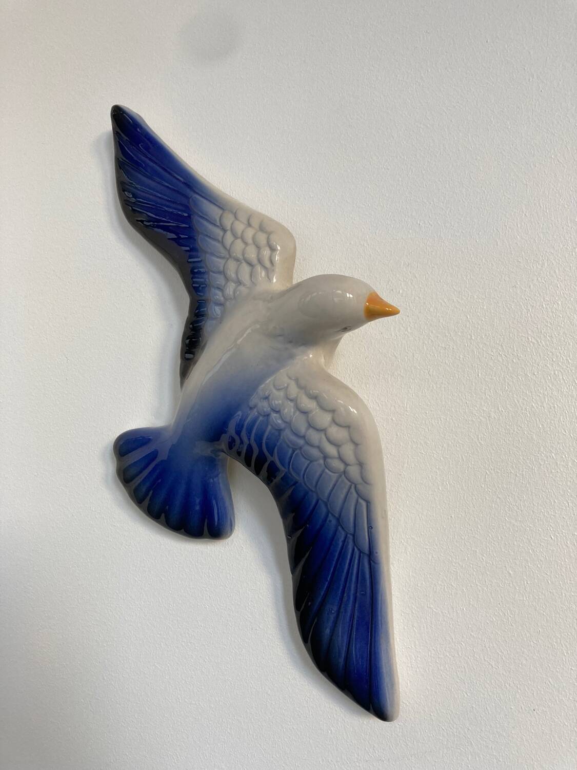 Mouette céramique émaillée 32cm