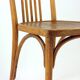 Chaise en bois cintré Thonet vintage en chêne avec étiquette d'origine, Tchécoslovaquie, 1920