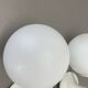 Set of Two white Ball Wall Lights by E. R. NEELE for Temde, Switzerland, 19