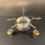 Four-armed, four-legged chandelier, mid-20th century