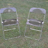 Plia chairs by Giancarlo Piretti for Castelli 1970