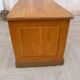 Trompe l'oeil painted store counter pitchpin style