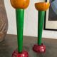 Pair of vintage Ikea candle holders