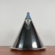Postmodern German stainless steel kettle by Fissler, 1980s.