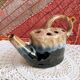 Flower spike vase in the shape of a watering can style Vallauris France