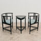 Fauteuils et table d'Ernest Archibald Taylor Coppia de Poltrones