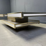 Vintage coffee table by Willy Rizzo for Mario Sabot, 1970s