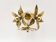 Floral Hollywood Regency Flush Lamp by Willy Daro for Massive