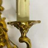 Applique en bronze style rocaille
