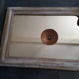 Mirror Louis Philippe white and gold 90 x 65cm
