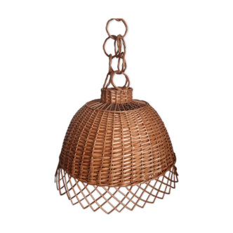 New wicker lampshade