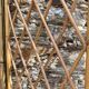 Vintage 4-sided rattan screen