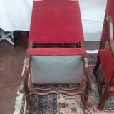 Pair of Louis III style armchairs