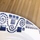 5 plates dessert Art Deco