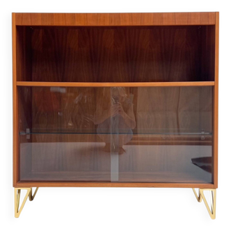 Danish vitrine cabinet 101 cm high, 1970’s