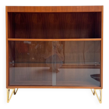 Vitrine danoise de 101 cm de haut, années 1970