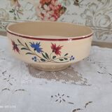Salad bowl 30s earthenware K&G Lunéville model Denise