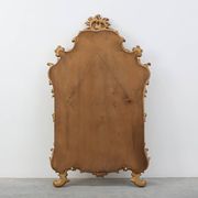 20th century large gilded baroque style mirror by Deknudt, Belgium