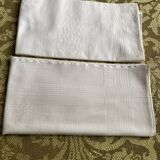 Two damask towels