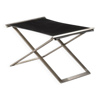Tabouret Pliable Vintage par Aage Christiansen – Design Scandinave des Années 1980.