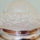 Art Deco ceiling lamp in satin glass, 1920s-30s