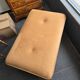 Banquette/ottoman - "Jacques Leleu collection" caramel velvet