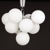 Atomic chrome lustre by Kaiser, Germany, 1960s