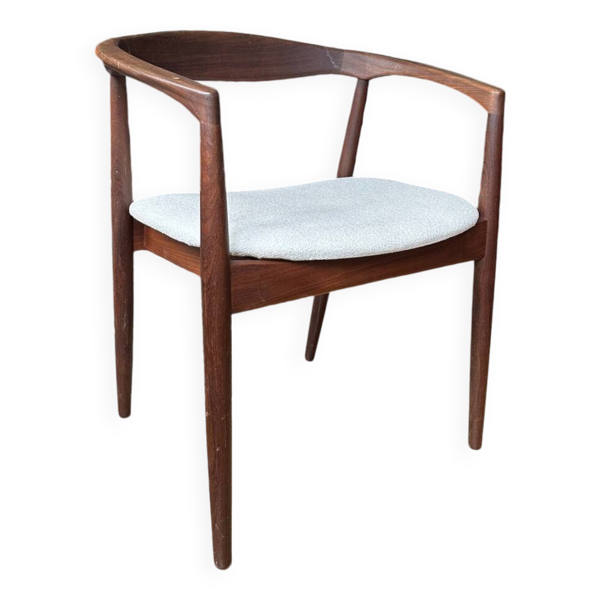 Kai Kristiansen Fauteuil Troja en teck circa 1960.