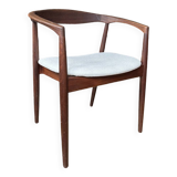 Kai Kristiansen Troja armchair in teak circa 1960.