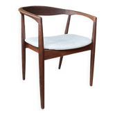 Kai Kristiansen Fauteuil Troja en teck circa 1960.