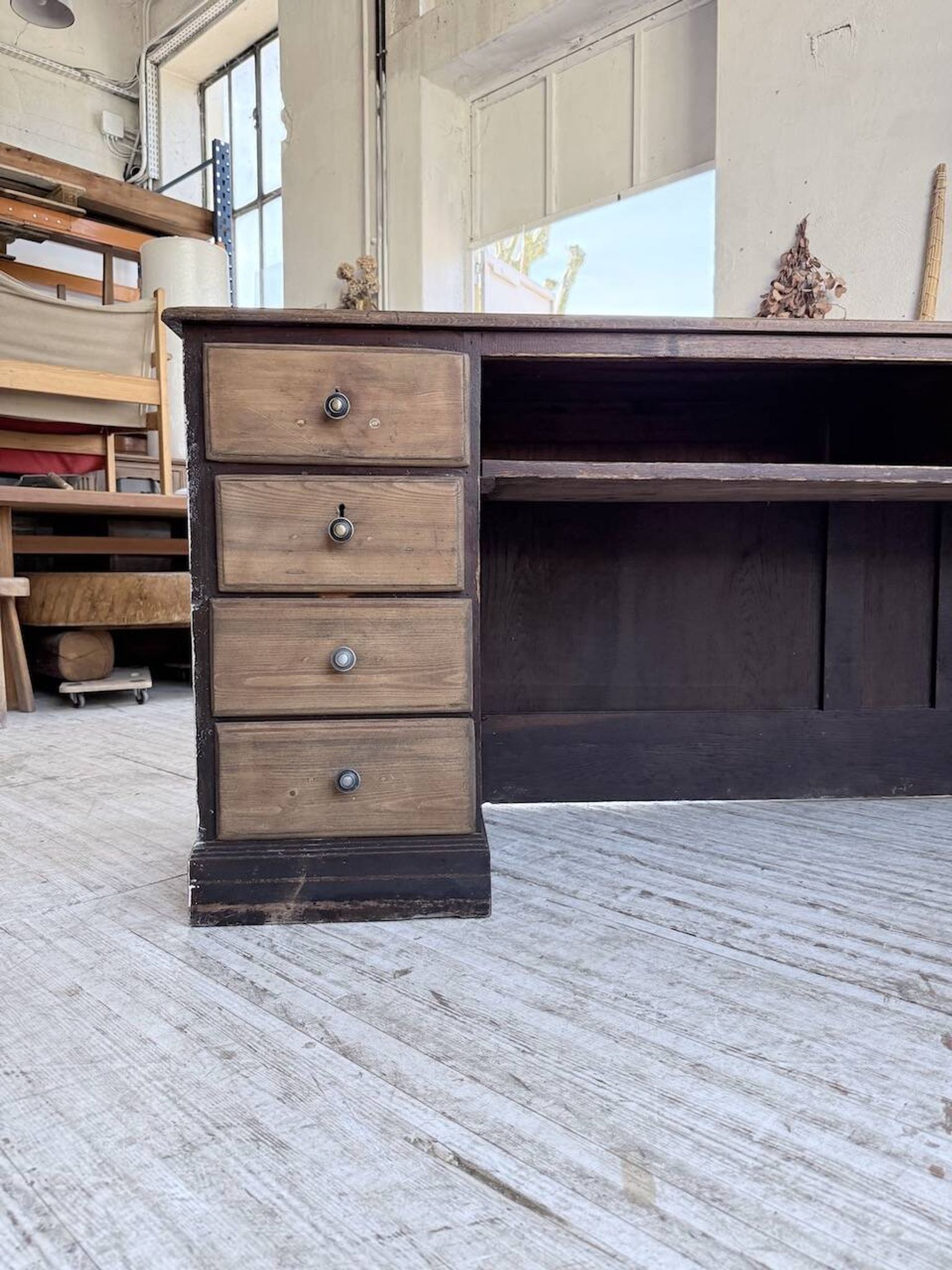 Oak workbench 250 cm XL 1950