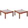 1960s Percival Lafer pair of coffee tables
