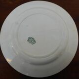 Six earthenware plates