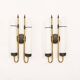 Italian mid century wall lights, set of 2