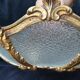 Bronze-gilded ceiling light and glass – Louis XV style