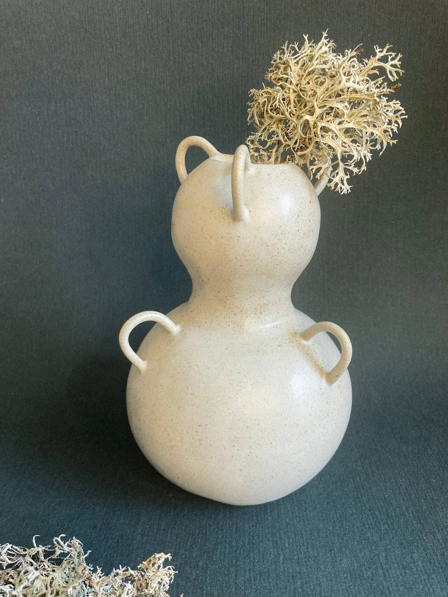 Stone calabash, vase
