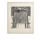 Lithograph by Rasmus Nellemann signed 1976 industrial structure