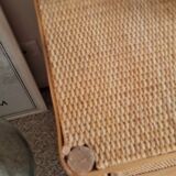 Vintage rattan chest of drawers circa 1970s