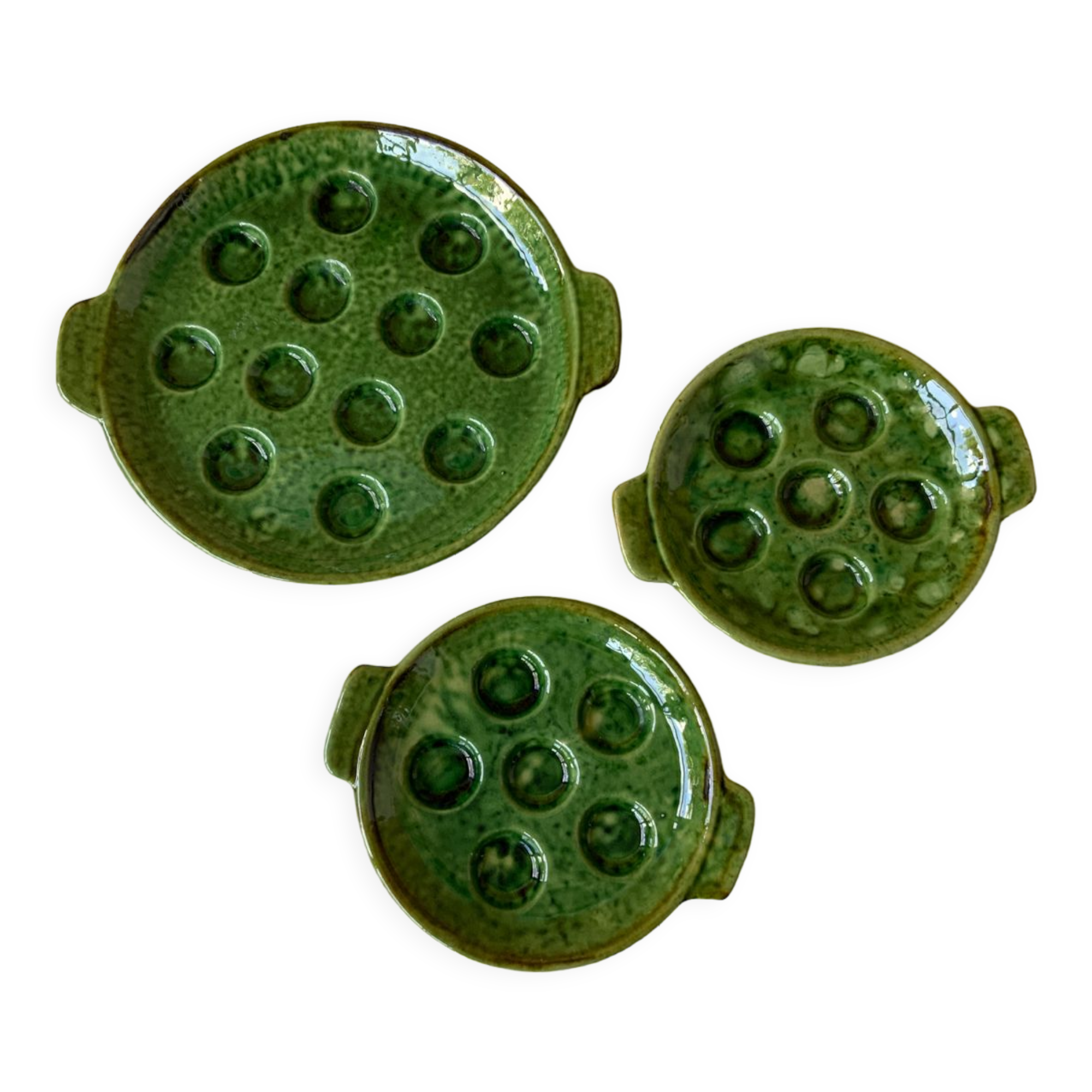 UPKOCH Lot De 3 (Assiette + Pince + Fourchette )à Escargots