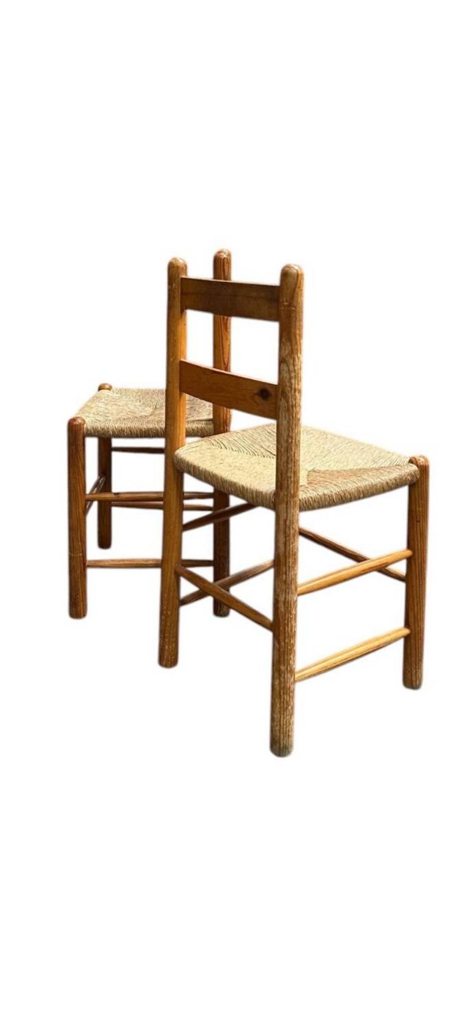 Straw chairs