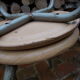 Paire de tabourets vintage Werzalit
