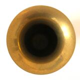 Antique gilded brass vase